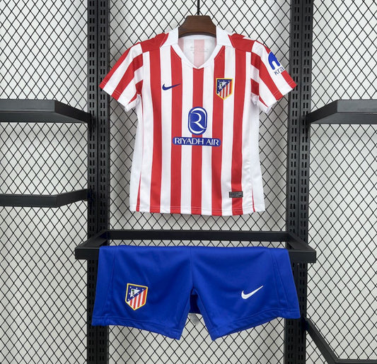 Atletico Madrid 2025/26 Thuis Kids Kit